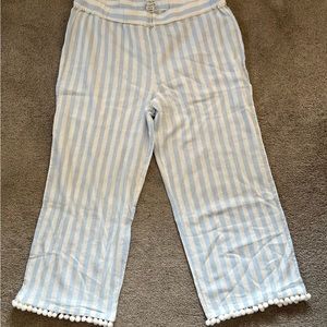 🌺NWT🌺 Women’s J CREW cover up/beach pants Size Large